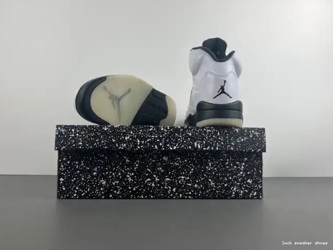 Reps LUCY 5 'WHITE JORDAN RETRO DD0587-110 AIR BLACK' 0509